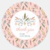 Minnie_Mouse_Boho_Festival_Birthday_Classic_Round_Sticker_2 Minnie Mouse Boho Festival Birthday Classic Round Sticker
