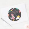 Minnie_Mouse_Chalkboard_Birthday_Classic_Round_Sticker_4 Minnie Mouse Chalkboard Birthday Classic Round Sticker