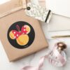 Minnie_Mouse_Christmas_Ornament_Classic_Round_Sticker_5 Minnie Mouse Christmas Ornament Classic Round Sticker