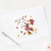 Minnie_Mouse_Fall_Harvest_Birthday_Thank_You_Square_Sticker_3 Minnie Mouse Fall Harvest Birthday Thank You Square Sticker