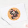 Minnie_Mouse_Get_Spooky_Classic_Round_Sticker_3 Minnie Mouse Get Spooky Classic Round Sticker