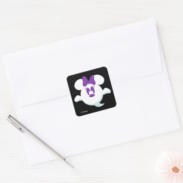 Minnie_Mouse_Ghost_Square_Sticker_3 Minnie Mouse Ghost Square Sticker
