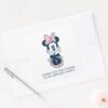 Minnie_Mouse_Pink_&_Blue_1st_Birthday___Thank_You_Square_Sticker_3 Minnie Mouse Pink Blue 1st Birthday Thank You Square Sticker