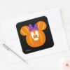Minnie_Mouse_Pumpkin_Square_Sticker_3 Minnie Mouse Pumpkin Square Sticker