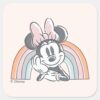 Minnie_Mouse_Rainbow_Square_Sticker_1 Minnie Mouse Rainbow Square Sticker