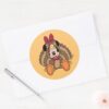 Minnie_Mouse_Thanksgiving_Turkey_Classic_Round_Sticker_3 Minnie Mouse Thanksgiving Turkey Classic Round Sticker