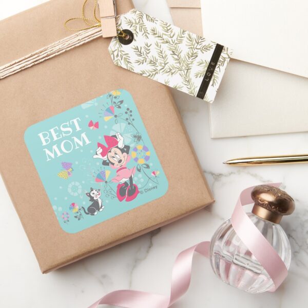 Minnie_Mouse_&_Figaro_-_Happy_Mother's_Day_Square_Sticker_5 Minnie Mouse Figaro Happy Mothers Day Square Sticker