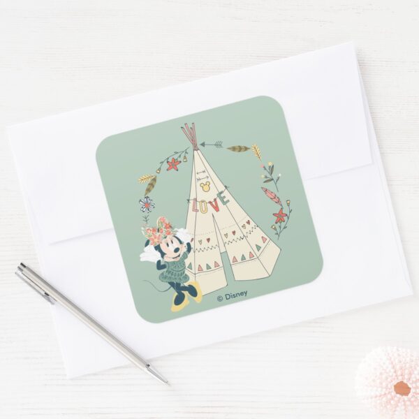 Minnie_Mouse___Festival_Fun_Square_Sticker_3 Minnie Mouse Festival Fun Square Sticker