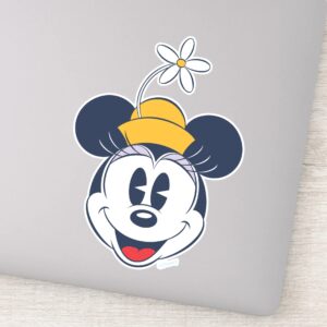 Minnie Mouse Fun Flower Hat Sticker