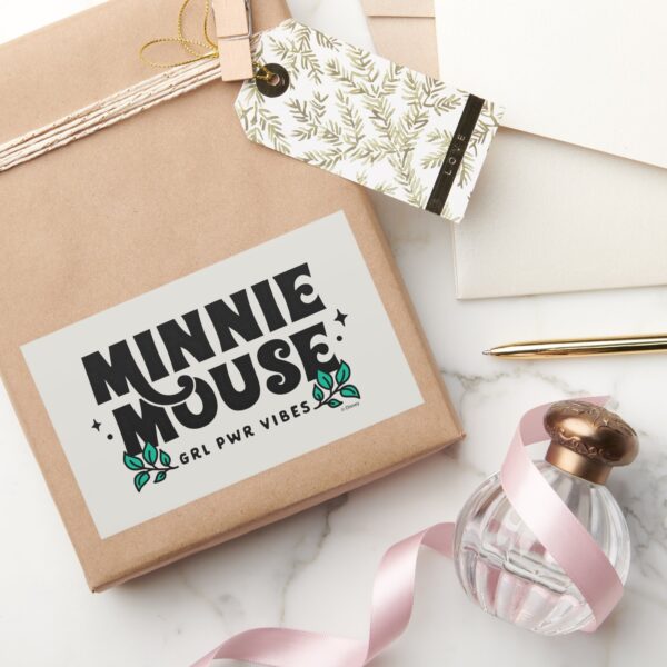 Minnie_Mouse___GRL_Power_Vibes_Rectangular_Sticker_5 Minnie Mouse GRL Power Vibes Rectangular Sticker