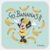 Minnie_Mouse___Go_Bananas_Square_Sticker_1 Minnie Mouse Go Bananas Square Sticker