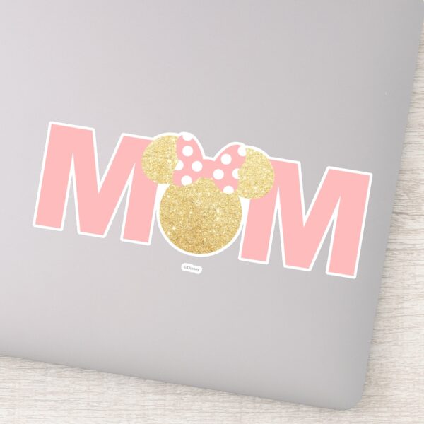 Minnie_Mouse___Gold_&_Pink_-_Mom_Sticker_10 Minnie Mouse Gold Pink Mom Sticker