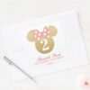 Minnie_Mouse___Gold_&_Pink_-_Thank_You_Square_Sticker_5 Minnie Mouse Gold Pink Thank You Square Sticker