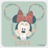 Minnie_Mouse___Love_Square_Sticker_1 Minnie Mouse Love Square Sticker