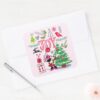 Minnie_Mouse___Minnie's_Christmas_Joy_Square_Sticker_3 Minnie Mouse Minnies Christmas Joy Square Sticker