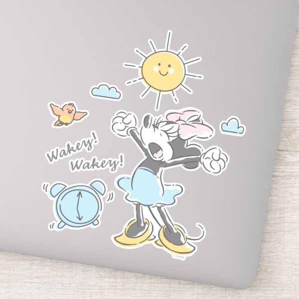 Minnie_Mouse___Morning_Wake_Up_Sticker_1 Minnie Mouse Morning Wake Up Sticker