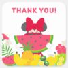 Minnie_Mouse___One_in_a_Melon_Birthday_Thank_You_Square_Sticker_1 Minnie Mouse One In A Melon Birthday Thank You Square Sticker