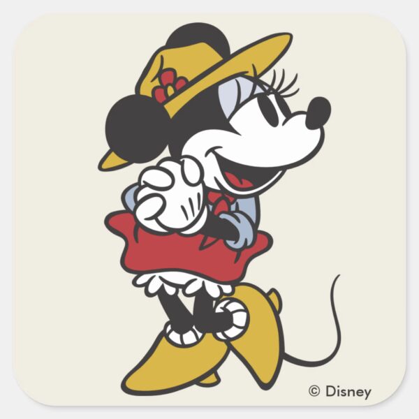 Minnie_Mouse___Outdoor_Minnie_Square_Sticker_1 Minnie Mouse Outdoor Minnie Square Sticker