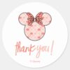 Minnie_Mouse___Pink_Mermaid_Birthday_Classic_Round_Sticker_2 Minnie Mouse Pink Mermaid Birthday Classic Round Sticker