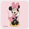 Minnie_Mouse___Posing_in_Pink_Square_Sticker_1 Minnie Mouse Posing In Pink Square Sticker