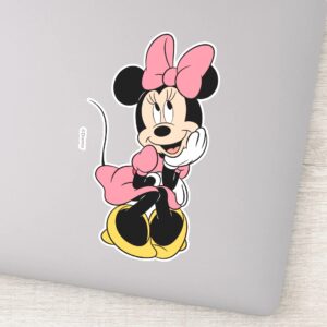Minnie_Mouse___Posing_in_Pink_Sticker_1 Minnie Mouse Posing In Pink Sticker