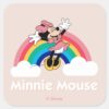 Minnie_Mouse___Rainbow_&_Clouds_Square_Sticker_1 Minnie Mouse Rainbow Clouds Square Sticker
