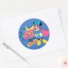 Minnie_Mouse___Super_Hero_in_Training_Classic_Round_Sticker_3 Minnie Mouse Super Hero In Training Classic Round Sticker