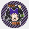 Minnie_Mouse___Trick_or_Treat_Halloween_Party_Classic_Round_Sticker_1 Minnie Mouse Trick Or Treat Halloween Party Classic Round Sticker