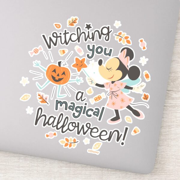 Minnie_Mouse's_Magical_Halloween_Greeting_Sticker_1 Minnie Mouses Magical Halloween Greeting Sticker