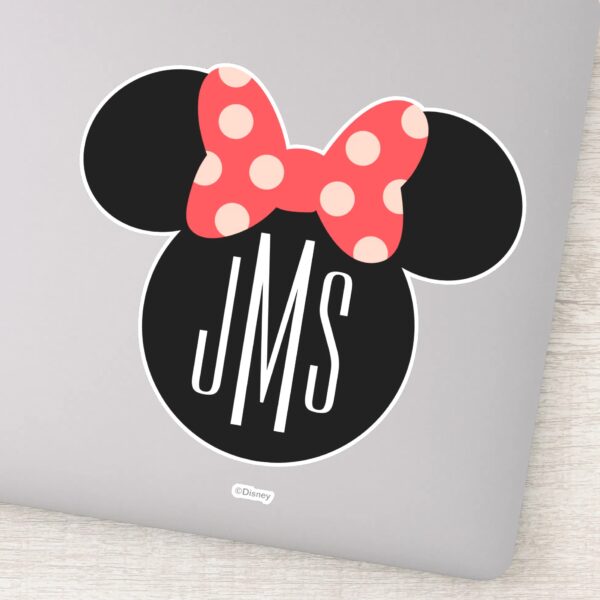 Minnie_Polka_Dot_Head_Silhouette___Monogram_Sticker_1 Minnie Polka Dot Head Silhouette Monogram Sticker