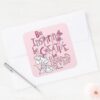 Minnie___Be_Inspiring_Square_Sticker_3 Minnie Be Inspiring Square Sticker