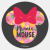 Minnie___Minnie_Tropical_Logo_Classic_Round_Sticker_1 Minnie Minnie Tropical Logo Classic Round Sticker