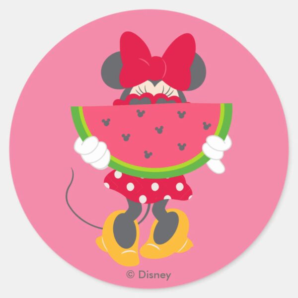 Minnie___Minnie's_Tropical_Adventure_Classic_Round_Sticker_1 Minnie Minnies Tropical Adventure Classic Round Sticker