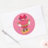 Minnie___Minnie's_Tropical_Adventure_Classic_Round_Sticker_3 Minnie Minnies Tropical Adventure Classic Round Sticker