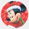 Minnie_in_Holiday_Outfit_Classic_Round_Sticker_1 Minnie In Holiday Outfit Classic Round Sticker