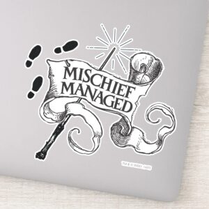 Mischief Managed Sticker
