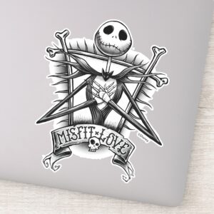 Misfit Love Jack Skellington Sticker