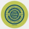 Mister_Grinch___Stink_Stank_Stunk_Quote_Classic_Round_Sticker_1 Mister Grinch Stink Stank Stunk Quote Classic Round Sticker