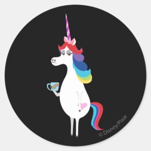 Mixed Emotions Classic Round Sticker