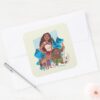 Moana Crew Sail Beyond The Horizon Square Sticker