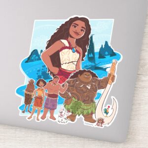 Moana Crew Sail Beyond The Horizon Sticker