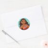 Moana___Daughter_Of_The_Sea_Classic_Round_Sticker_3 Moana Daughter Of The Sea Classic Round Sticker