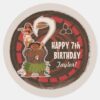 Moana___Tribal_Birthday_Classic_Round_Sticker_1 Moana Tribal Birthday Classic Round Sticker