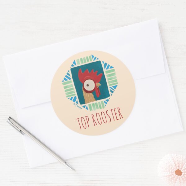 Moana___Vintage_Heihei_Classic_Round_Sticker_3 Moana Vintage Heihei Classic Round Sticker