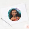 Moana___Vintage_Island_Girl_Classic_Round_Sticker_3 Moana Vintage Island Girl Classic Round Sticker