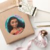 Moana___Vintage_Island_Girl_Classic_Round_Sticker_5 Moana Vintage Island Girl Classic Round Sticker