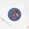 Moana And Matangi Classic Round Sticker