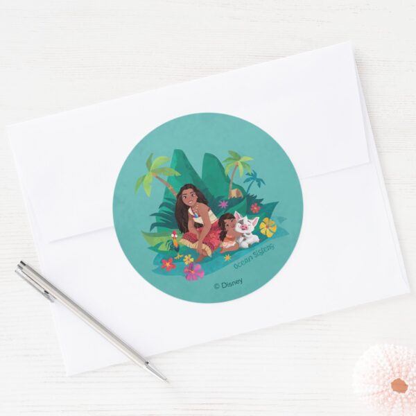 Moana_and_Simea_Ocean_Sisters_Classic_Round_Sticker_3 Moana And Simea Ocean Sisters Classic Round Sticker