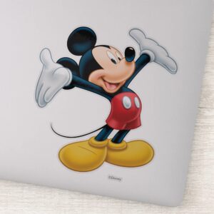 Modern Mickey Airbrushed Sticker