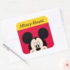 Modern_Mickey___Smiling_Head_Square_Sticker_3 Modern Mickey Smiling Head Square Sticker